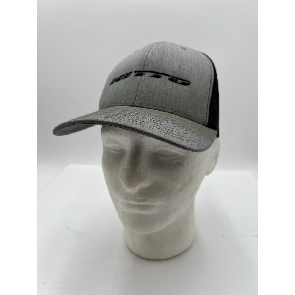 Nitto Tire Trucker Hat Yupoong Snapback Gray Black Mesh Logo Cap Adjustable